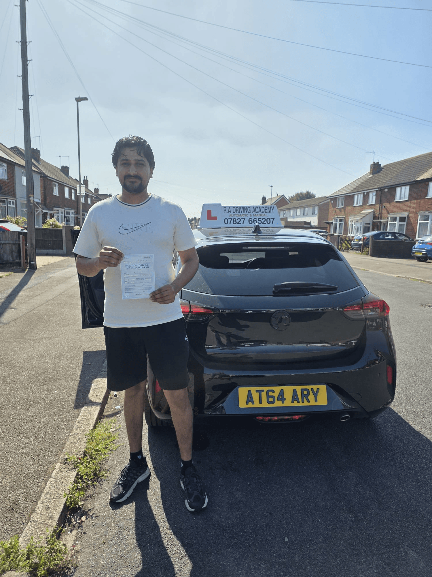 Driving instructor and student 12