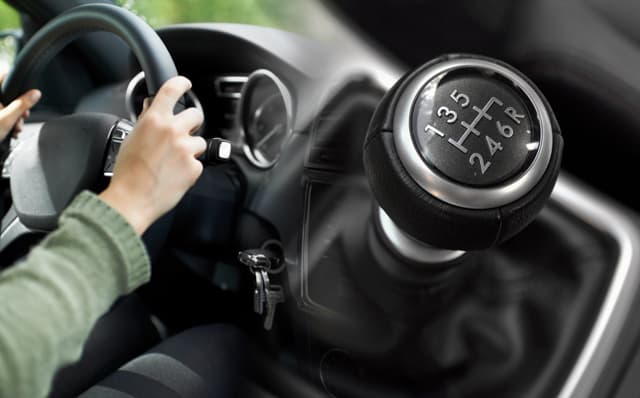 Manual driving lesson